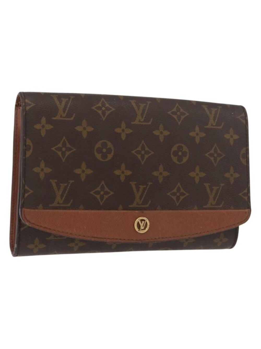 Authentic LOUIS VUITTON Monogram Bordeaux 24 Shoulder Bag M51798 LV